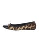 Prada Ponyhair Animal Print Ballet Flats