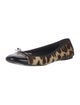 Prada Ponyhair Animal Print Ballet Flats