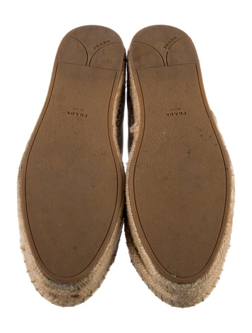 Prada Leather Espadrilles