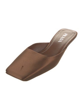 Prada Satin Mules