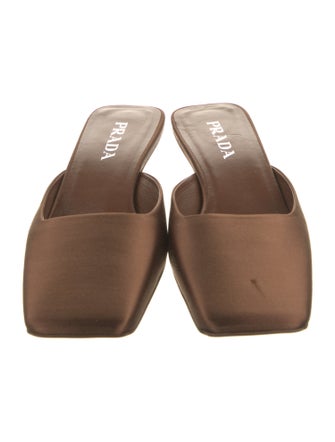 Prada Satin Mules