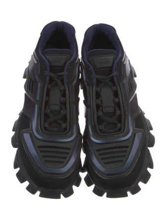 Prada Mesh Lasercut Accents Chunky Sneakers