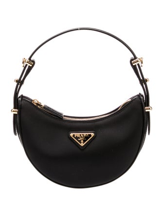 Prada Enameled Metal Triangle Re-Nylon Arque Mini