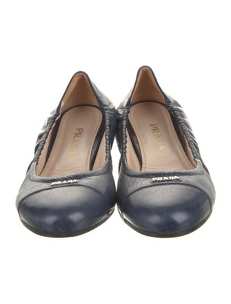 Prada Leather Ballet Flats