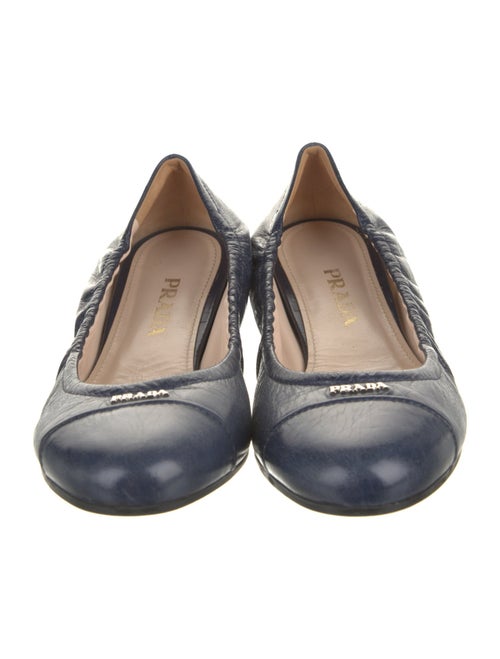 Prada Leather Ballet Flats