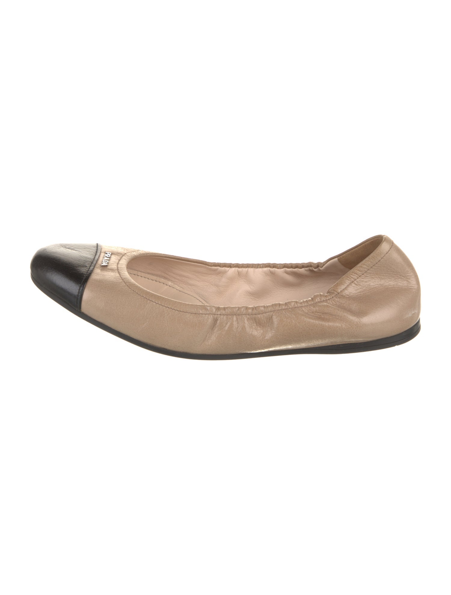 Prada Leather Ballet Flats