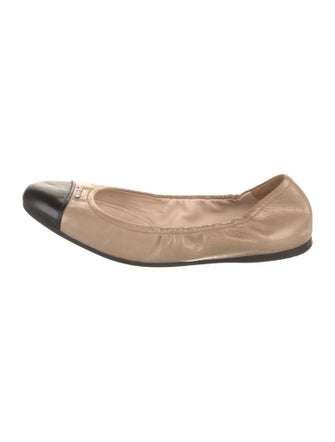 Prada Leather Ballet Flats