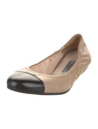 Prada Leather Ballet Flats