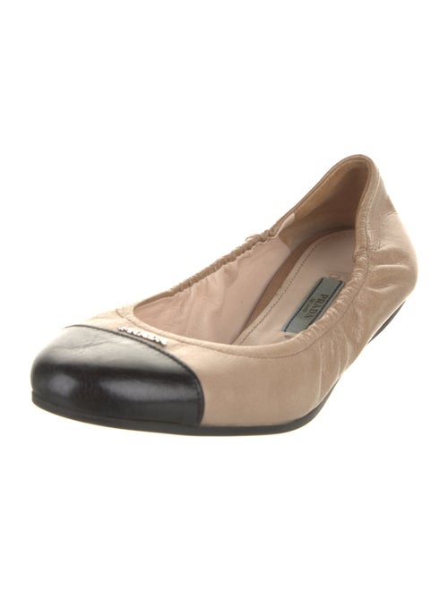 Prada Leather Ballet Flats