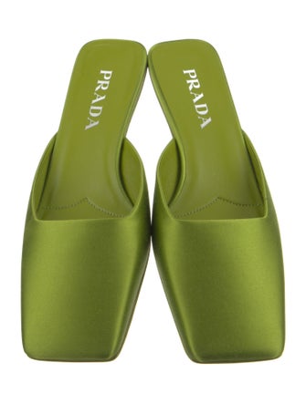Prada Satin Mules