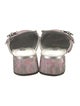 Prada Crystal Embellishments Mules