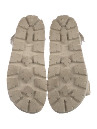 Prada Patent Leather Slingback Sandals