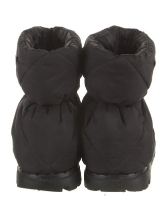 Prada Nylon Lace-Up Boots