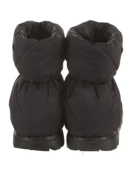 Prada Nylon Lace-Up Boots