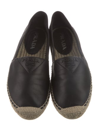 Prada Leather Espadrilles