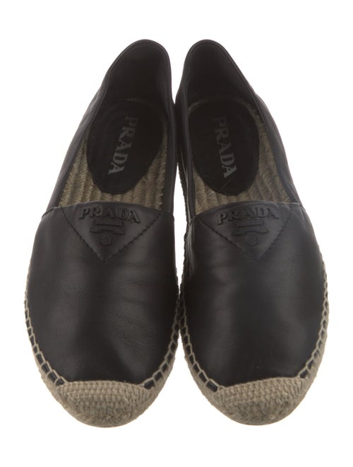 Prada Leather Espadrilles