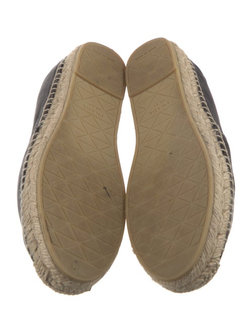 Prada Leather Espadrilles