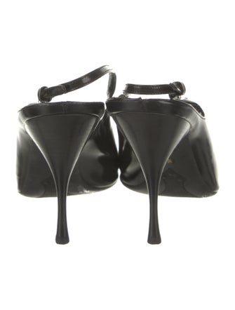 Prada Leather Slingback Pumps