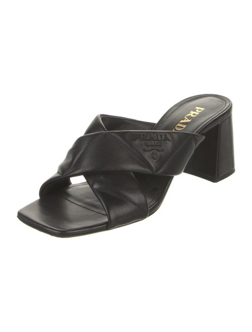 Prada Leather Slides