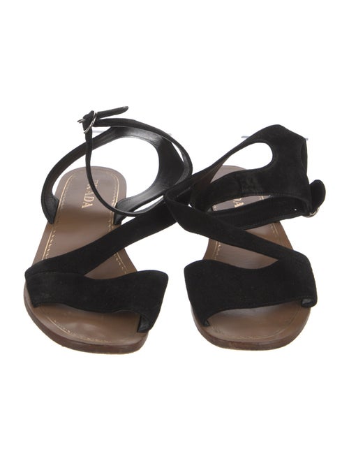 Prada Suede Gladiator Sandals