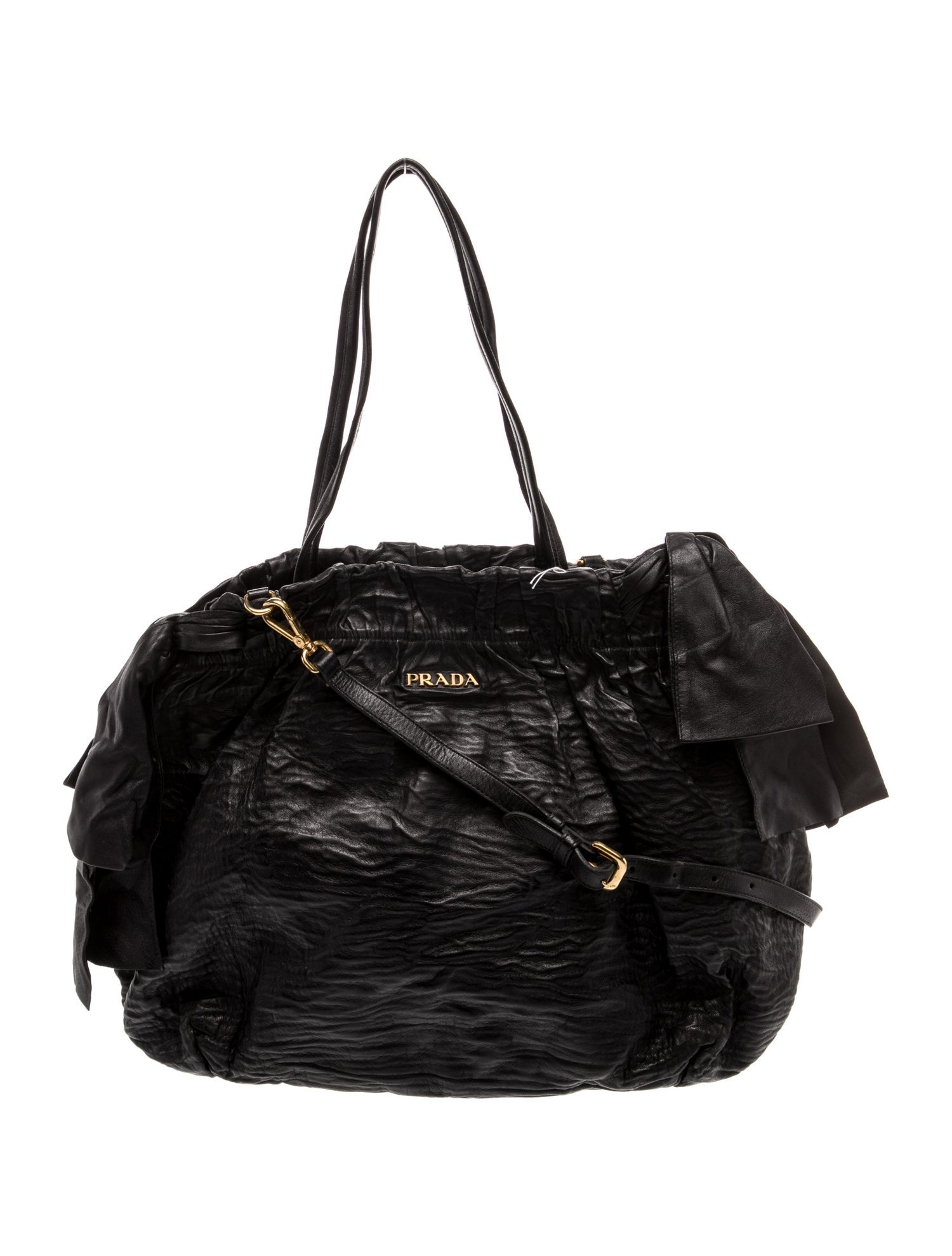 Prada Nappa Antique Leather Hobo