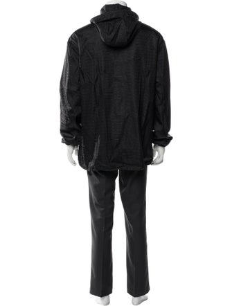 Prada 2023 RE-Nylon Hooded Windbreaker Overcoat