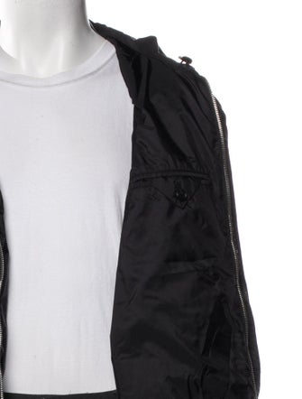 Prada 2023 RE-Nylon Hooded Windbreaker Overcoat