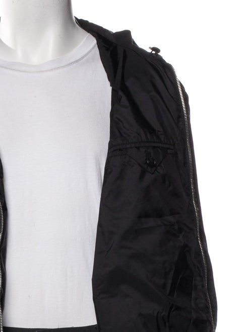 Prada 2023 RE-Nylon Hooded Windbreaker Overcoat