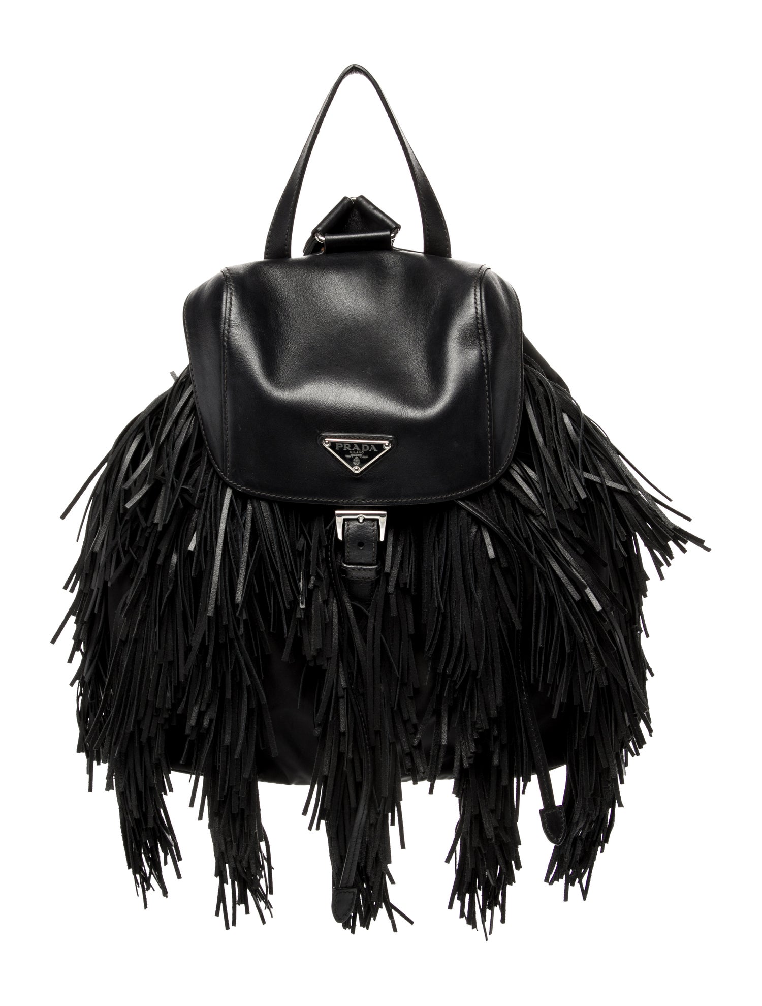 Prada Tessuto Nylon Backpack - Black Backpacks, Handbags