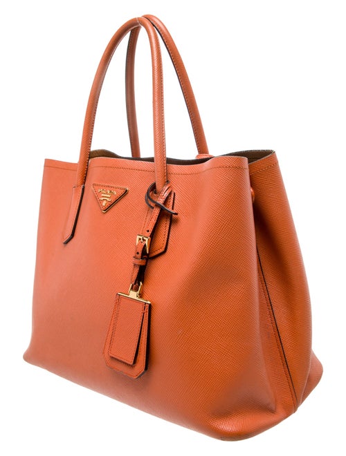 Prada Saffiano Leather Double Bag Medium