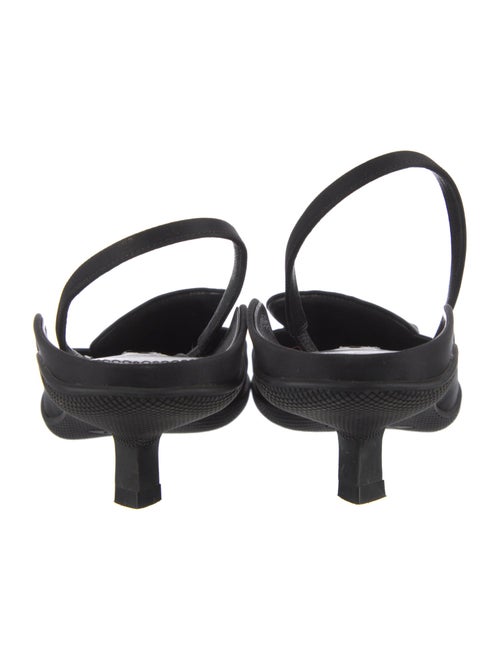 Prada Nylon Slingback Pumps