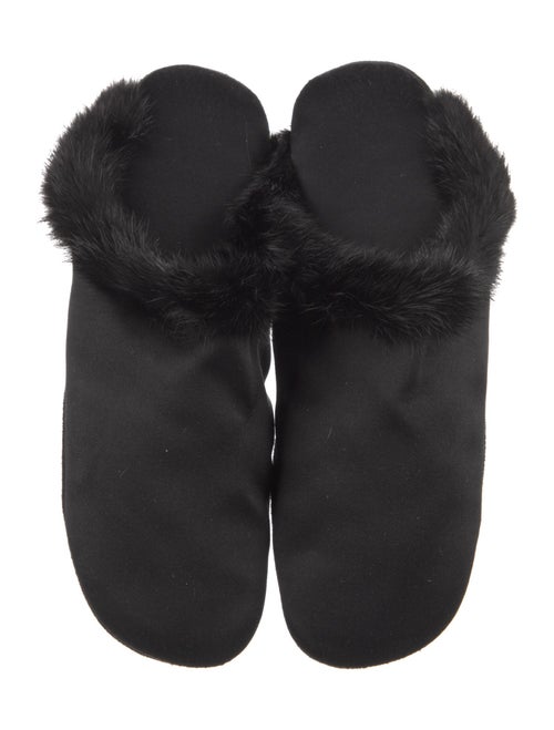 Prada Travel Slipper Set Satin Mules