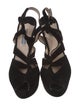 Prada Suede T-Strap Sandals