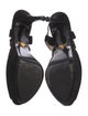 Prada Suede T-Strap Sandals