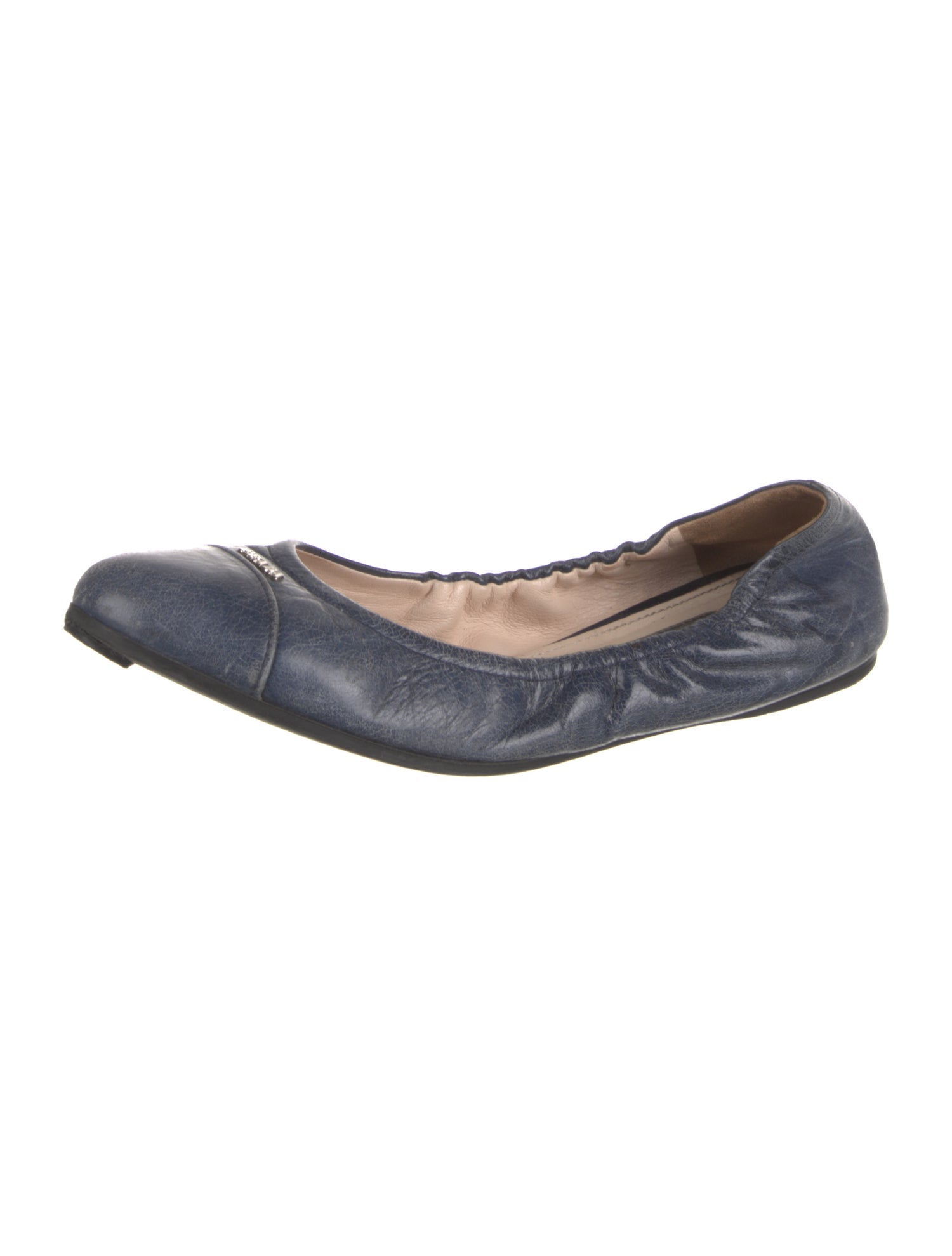 Prada Leather Ballet Flats
