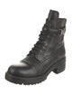 Prada Leather Combat Boots