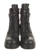 Prada Leather Combat Boots