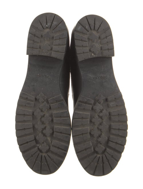 Prada Leather Combat Boots