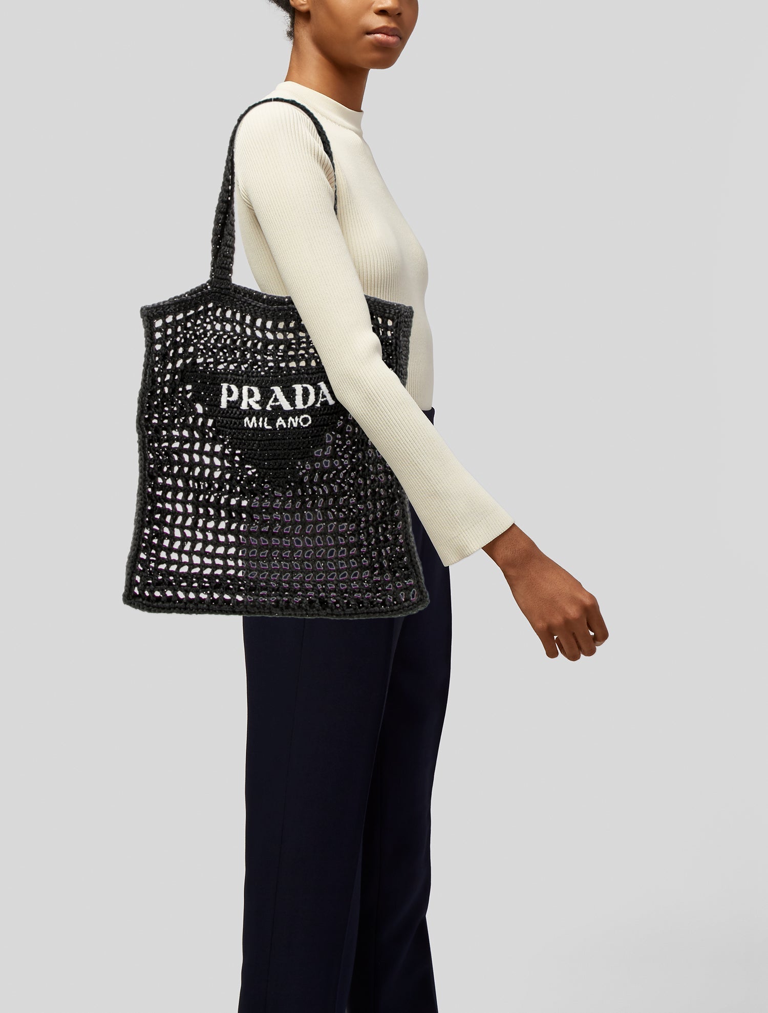 Prada Raffia Grass Tote