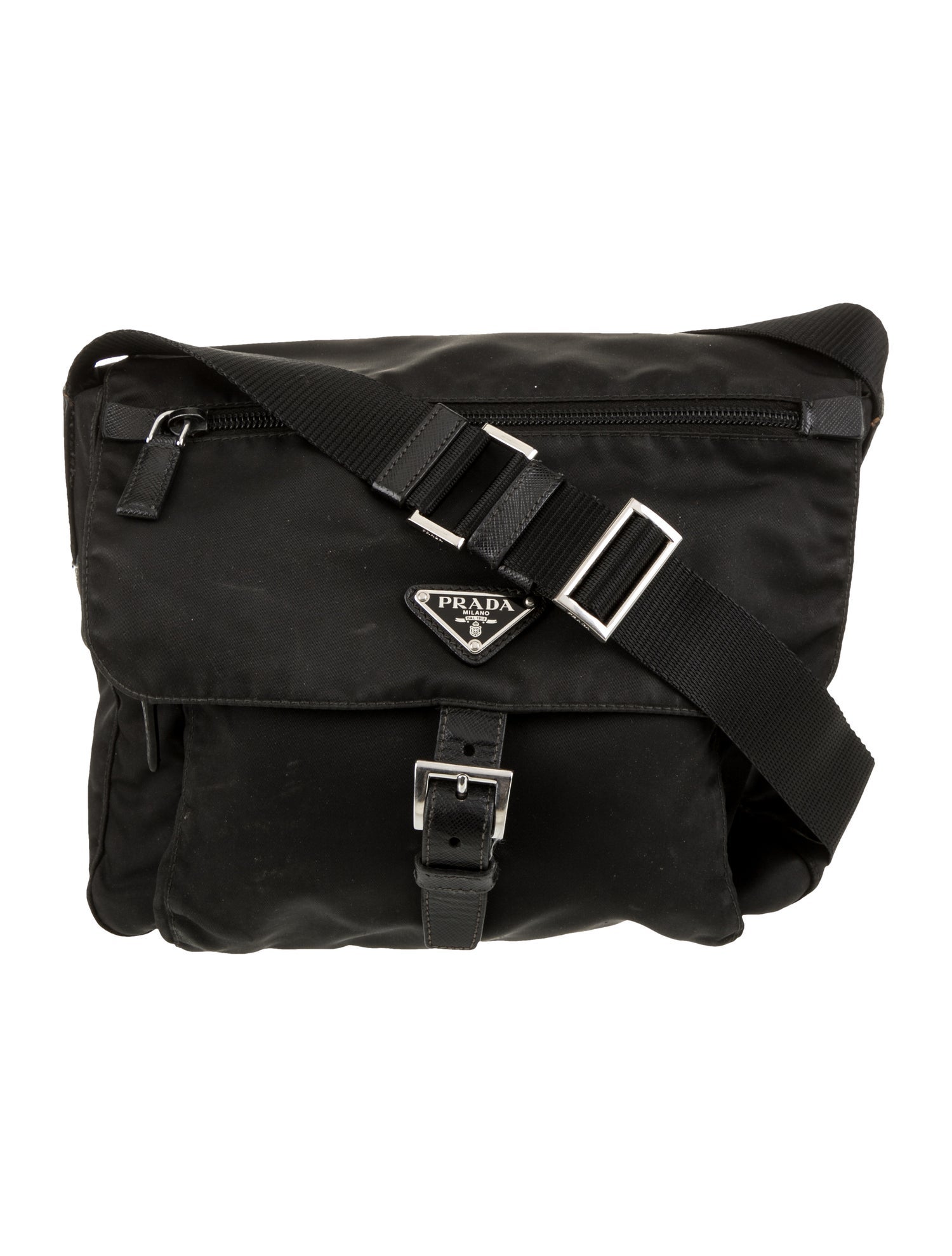 Prada Tessuto Nylon Messenger Bag