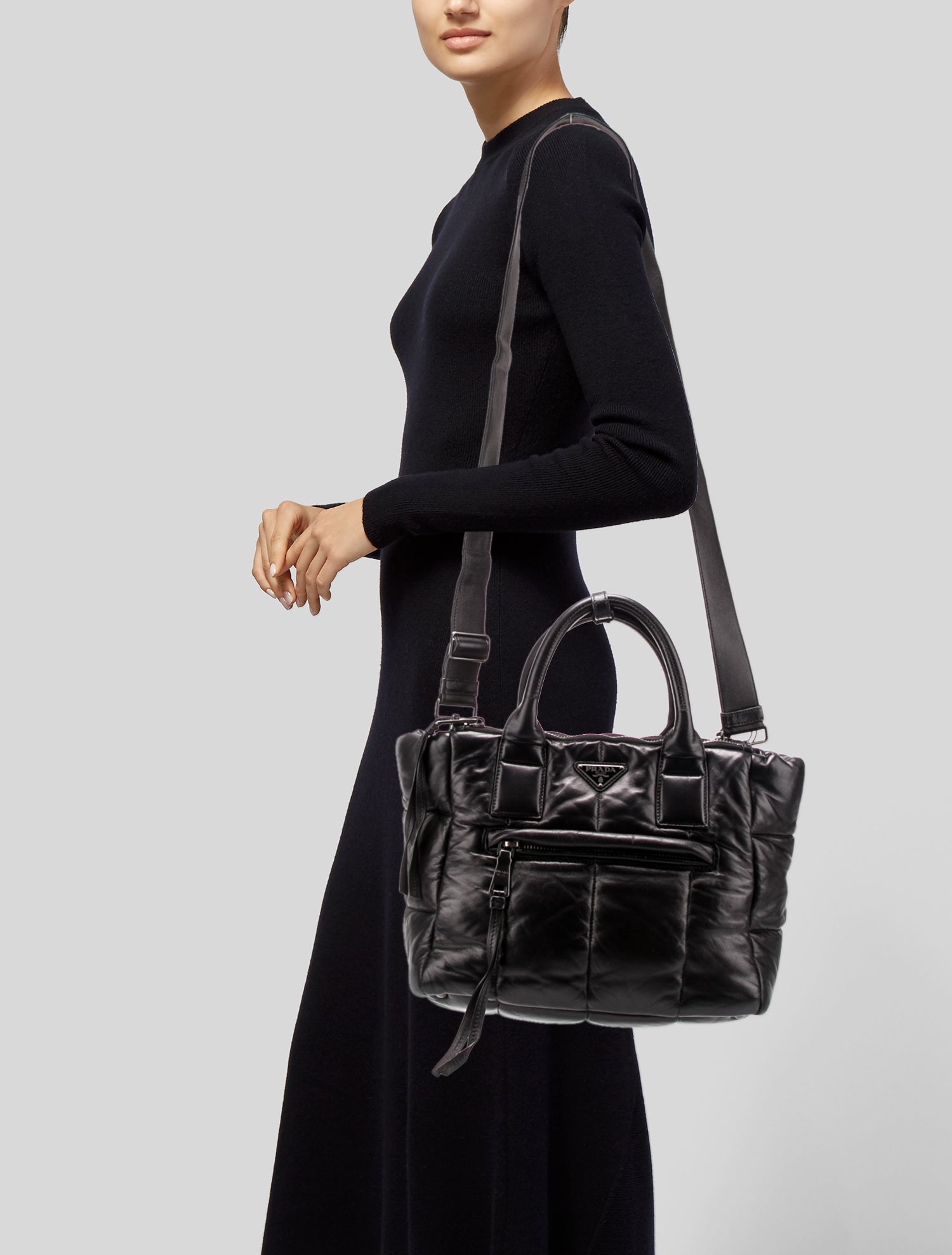 Prada Saffiano Leather Bomber