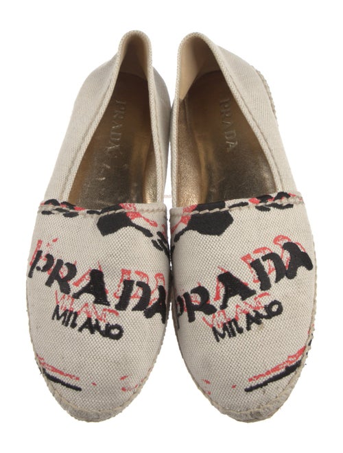 Prada Canvas Printed Espadrilles