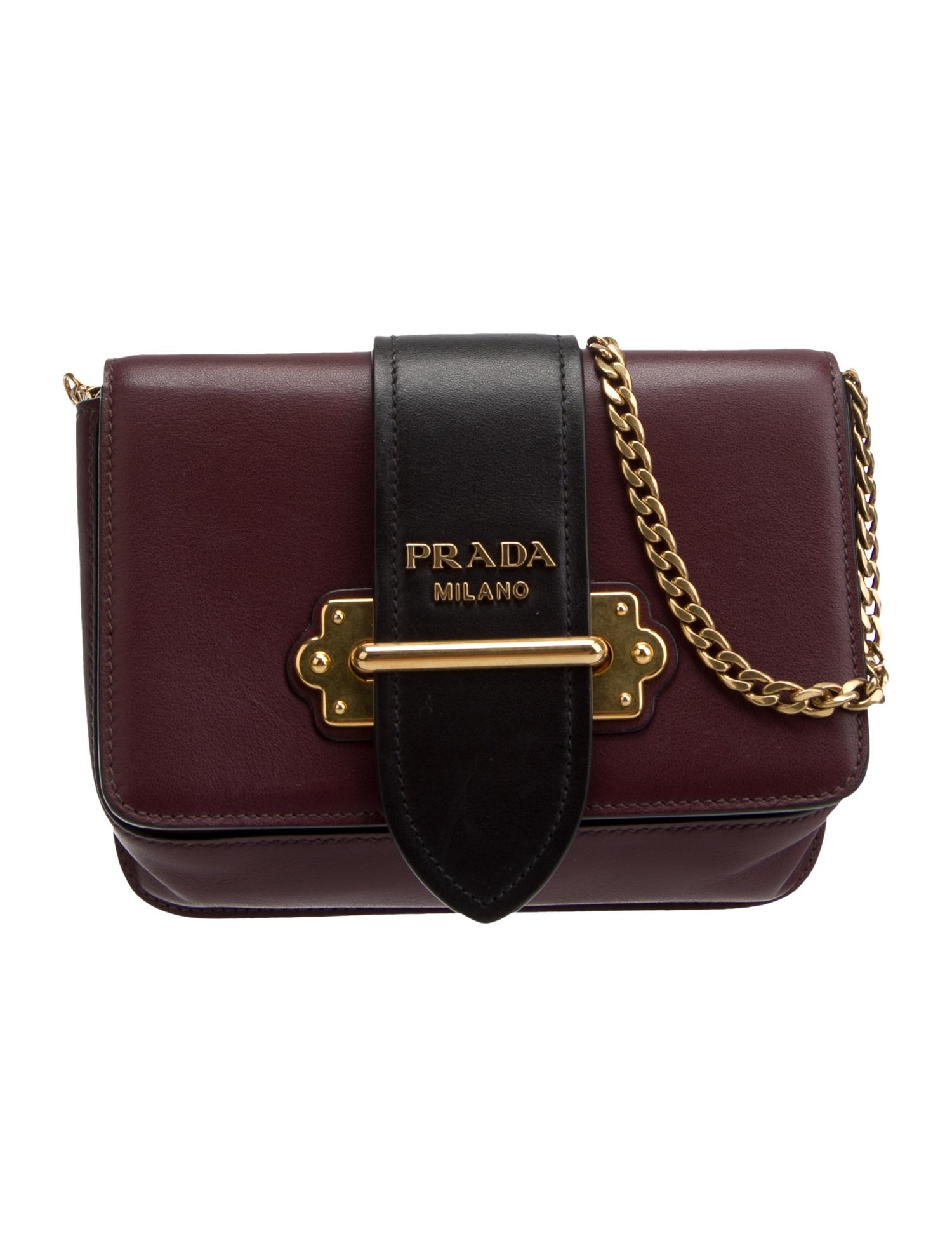 Prada City Calf Leather Cahier