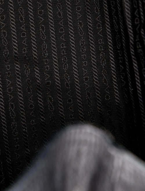 Prada Enameled Metal Triangle Tote