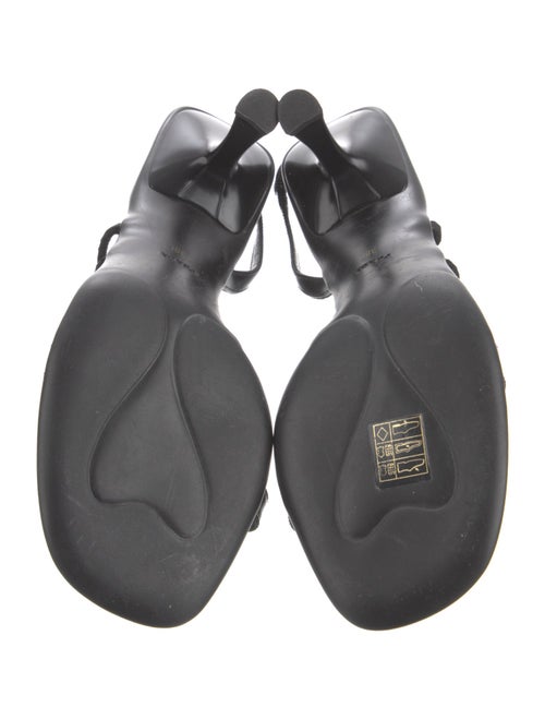 Prada Leather Slingback Sandals