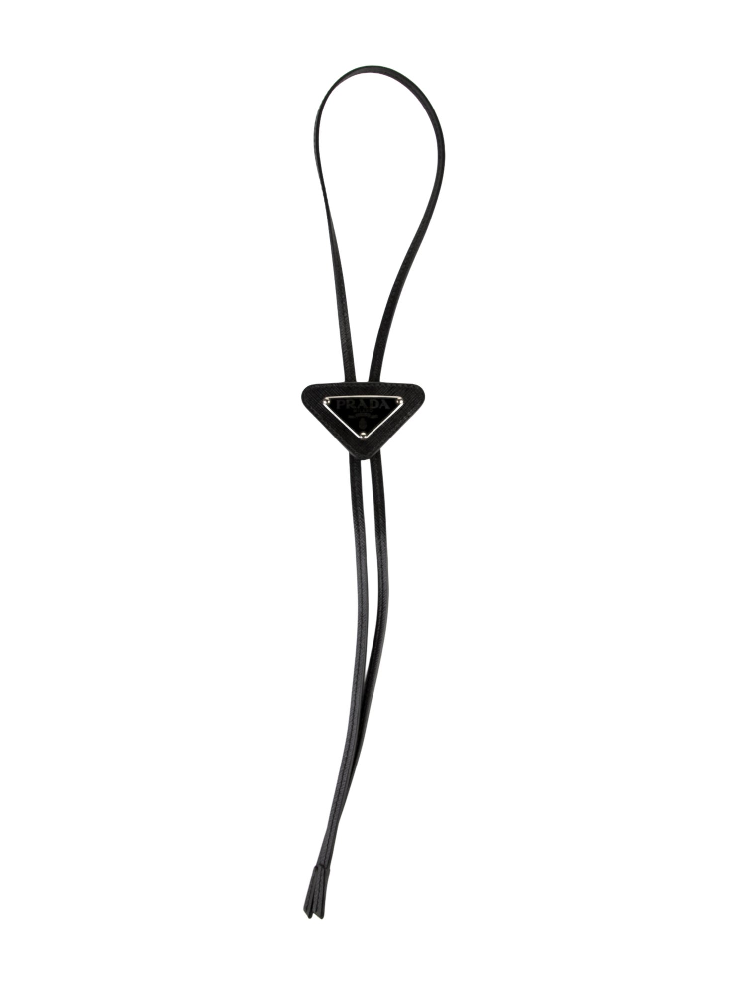 Prada Saffiano Leather Bolo Tie