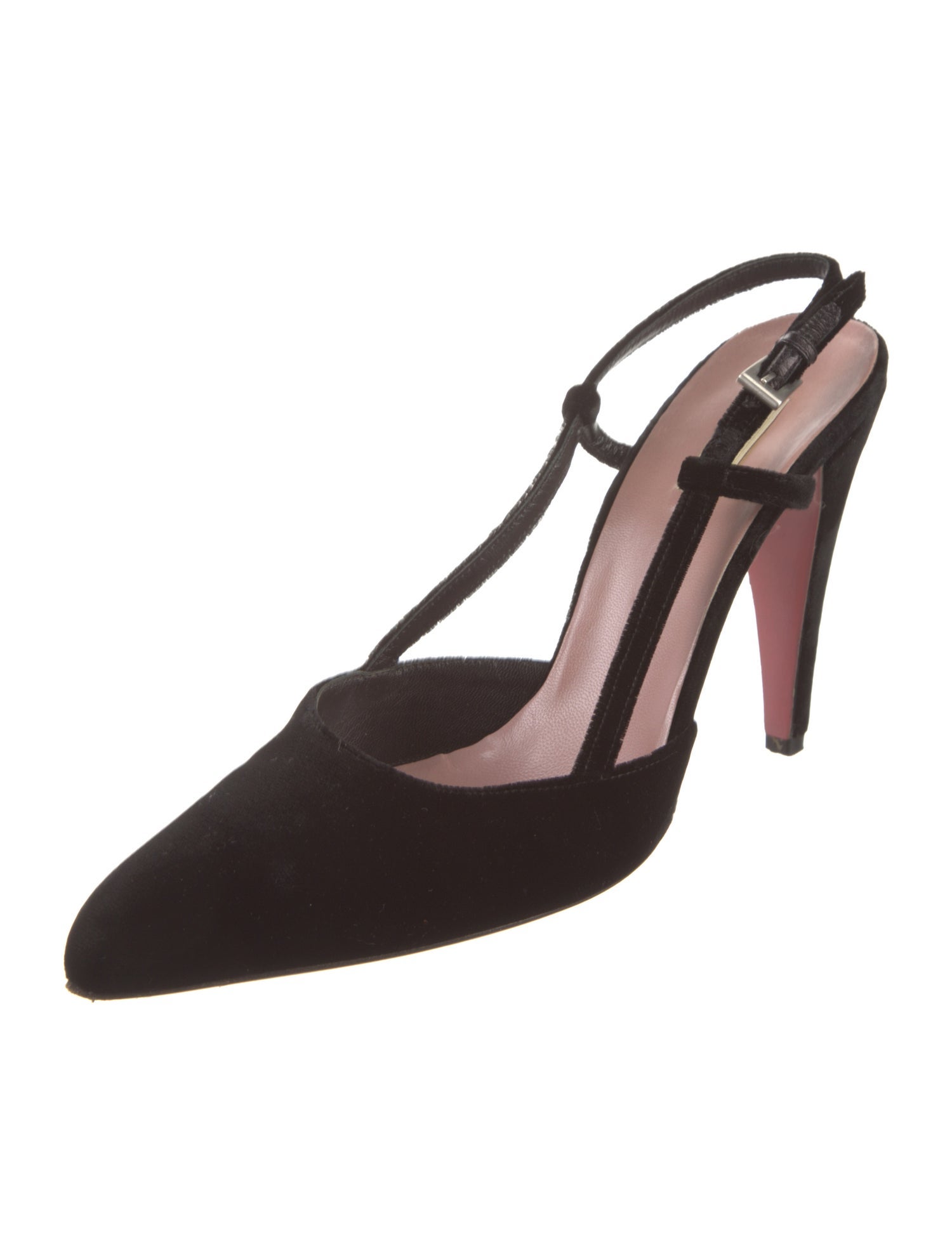 Prada Velvet Slingback Pumps