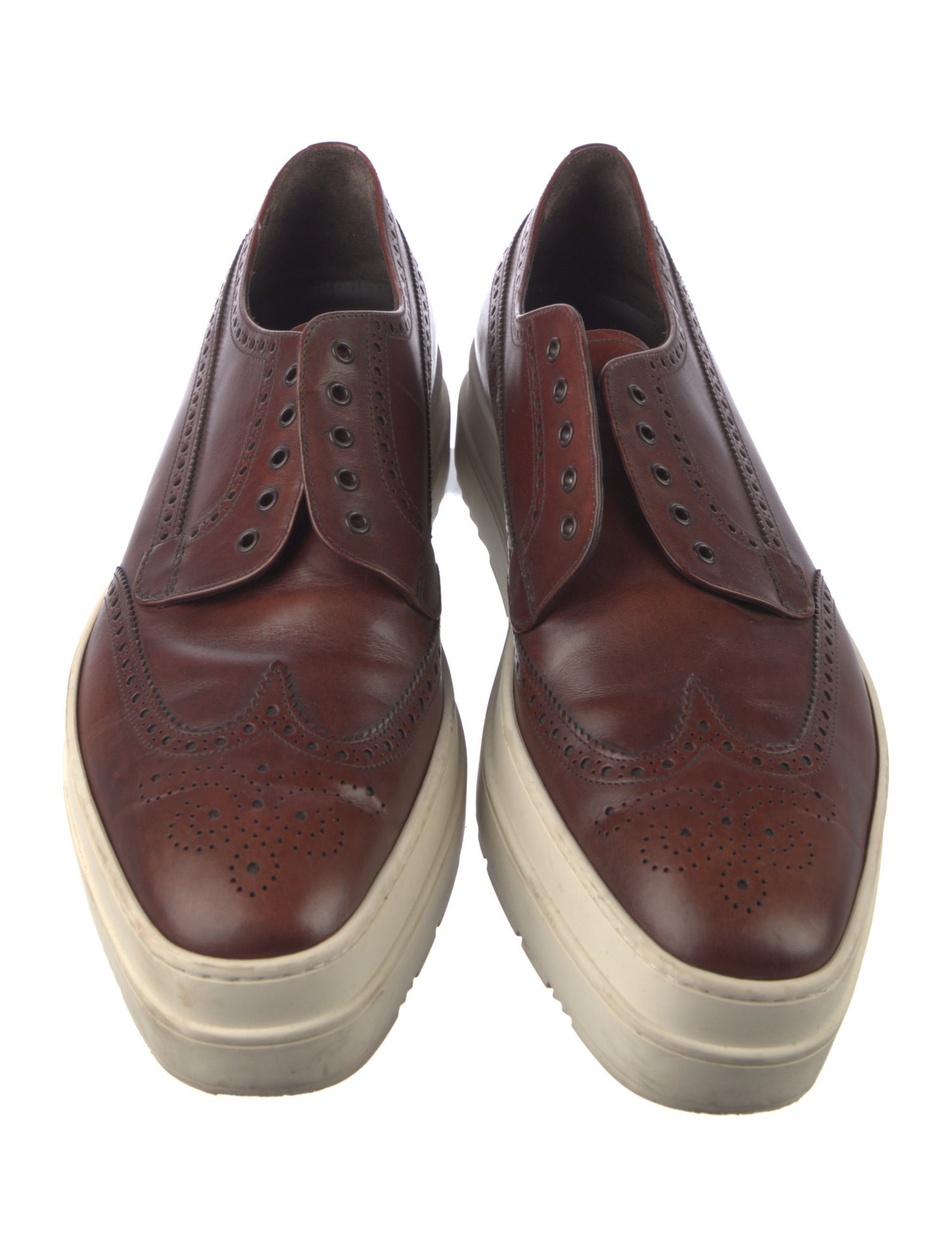 Prada Leather Brogues
