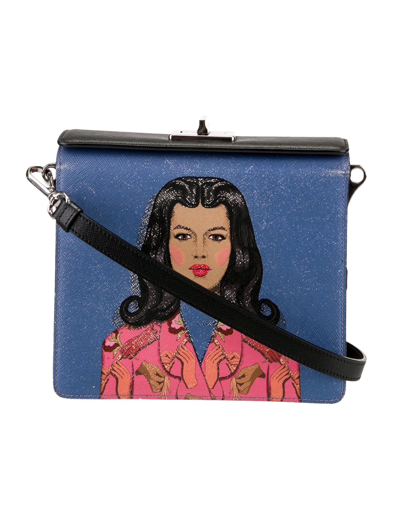 Prada Saffiano Leather Crossbody Bag