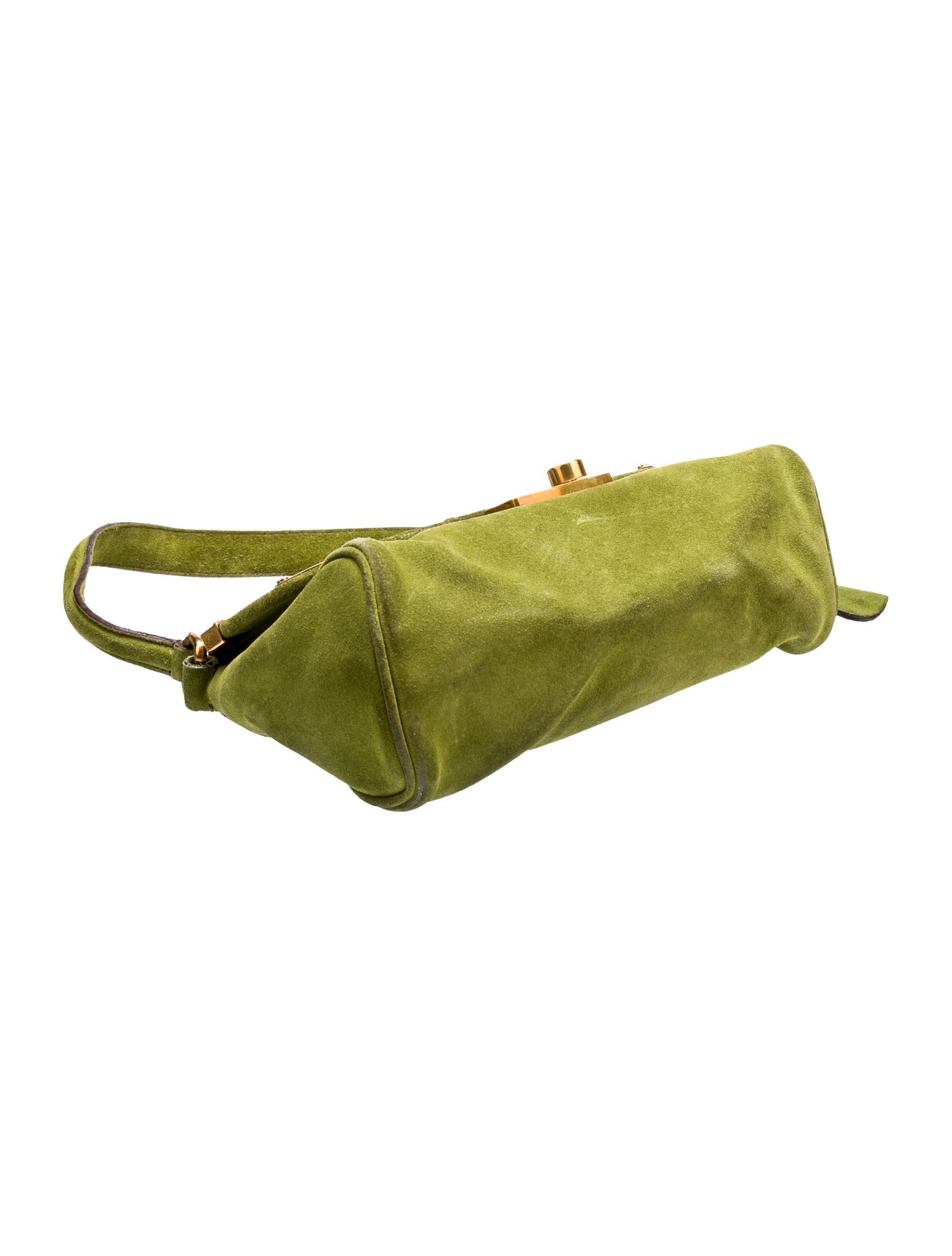 Prada Scamosciato Suede Shoulder Bag